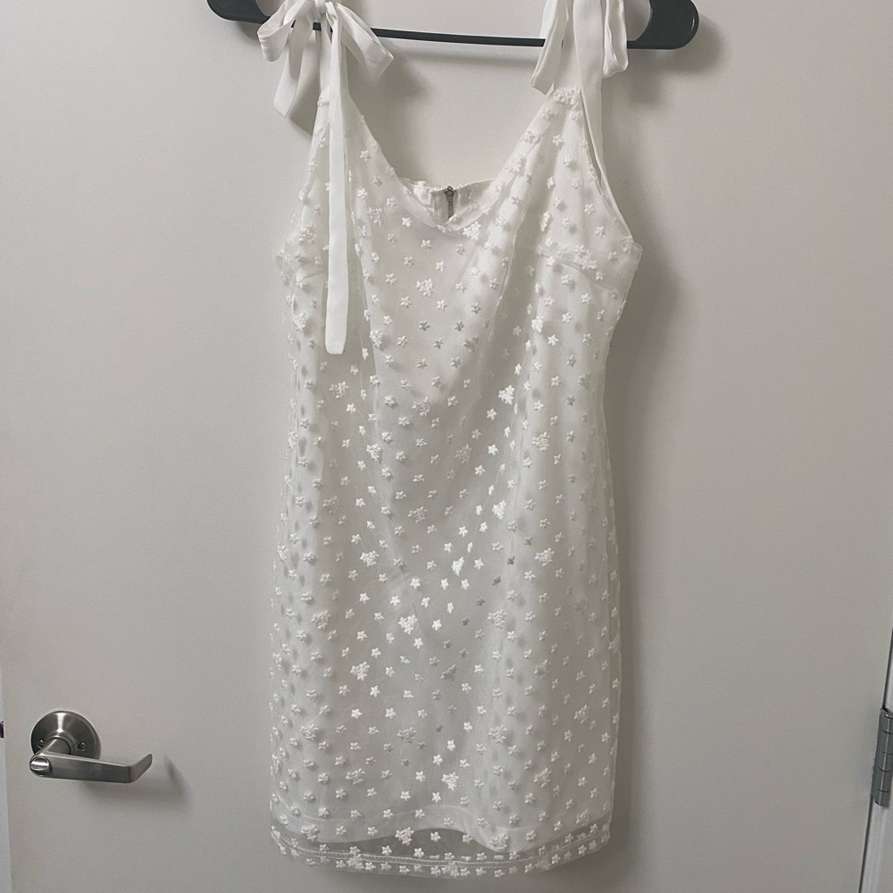 White short dress. New with tags attached.